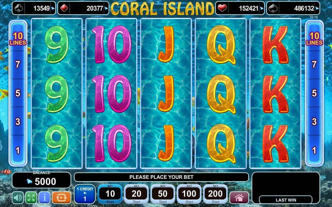 Coral Island Slot Gameplay