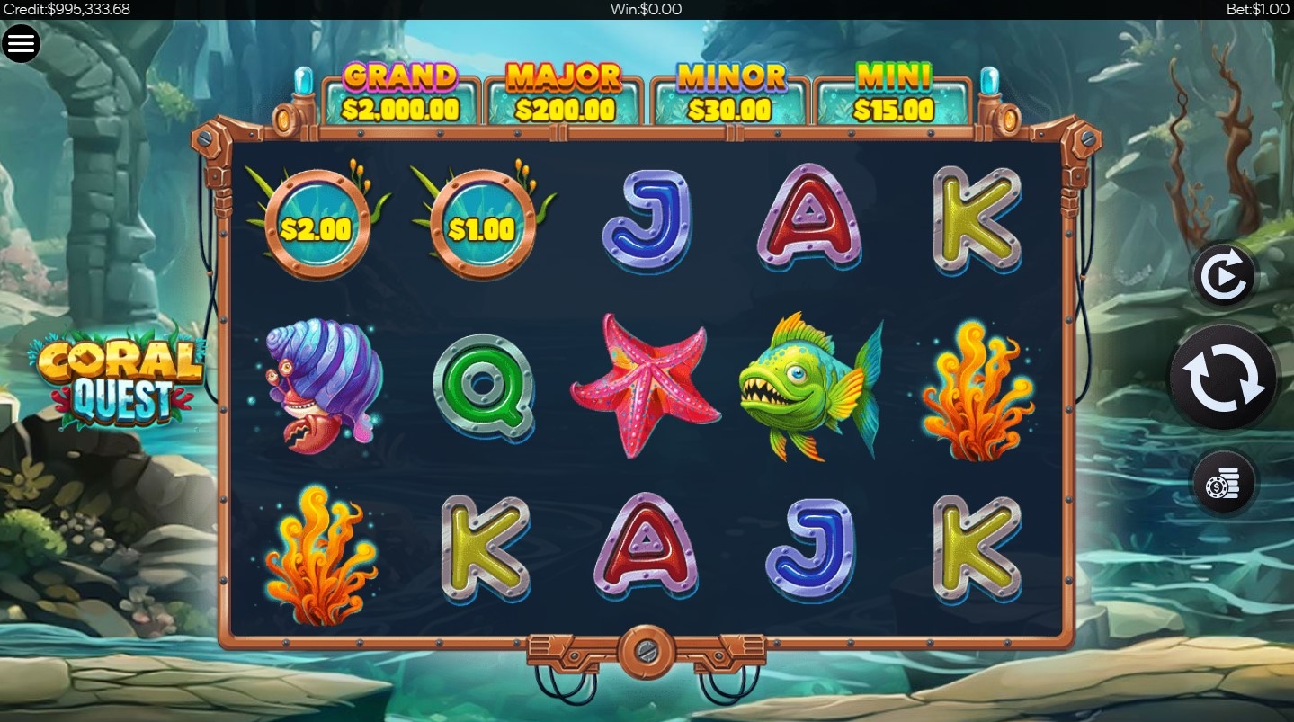 Coral Quest Slot Gameplay