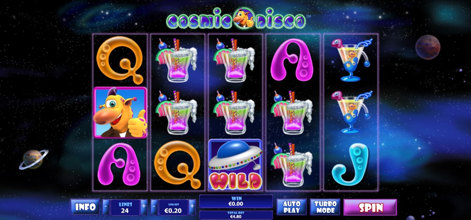 Cosmic Disco Slot Gameplay