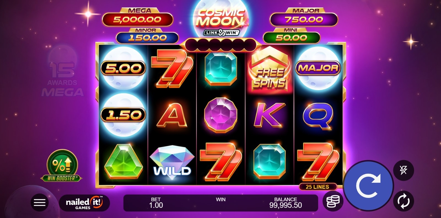 Cosmic Moon Slot Gameplay
