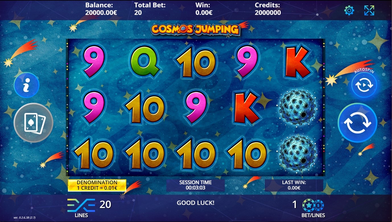 Cosmos Jumping Slot Gameplay