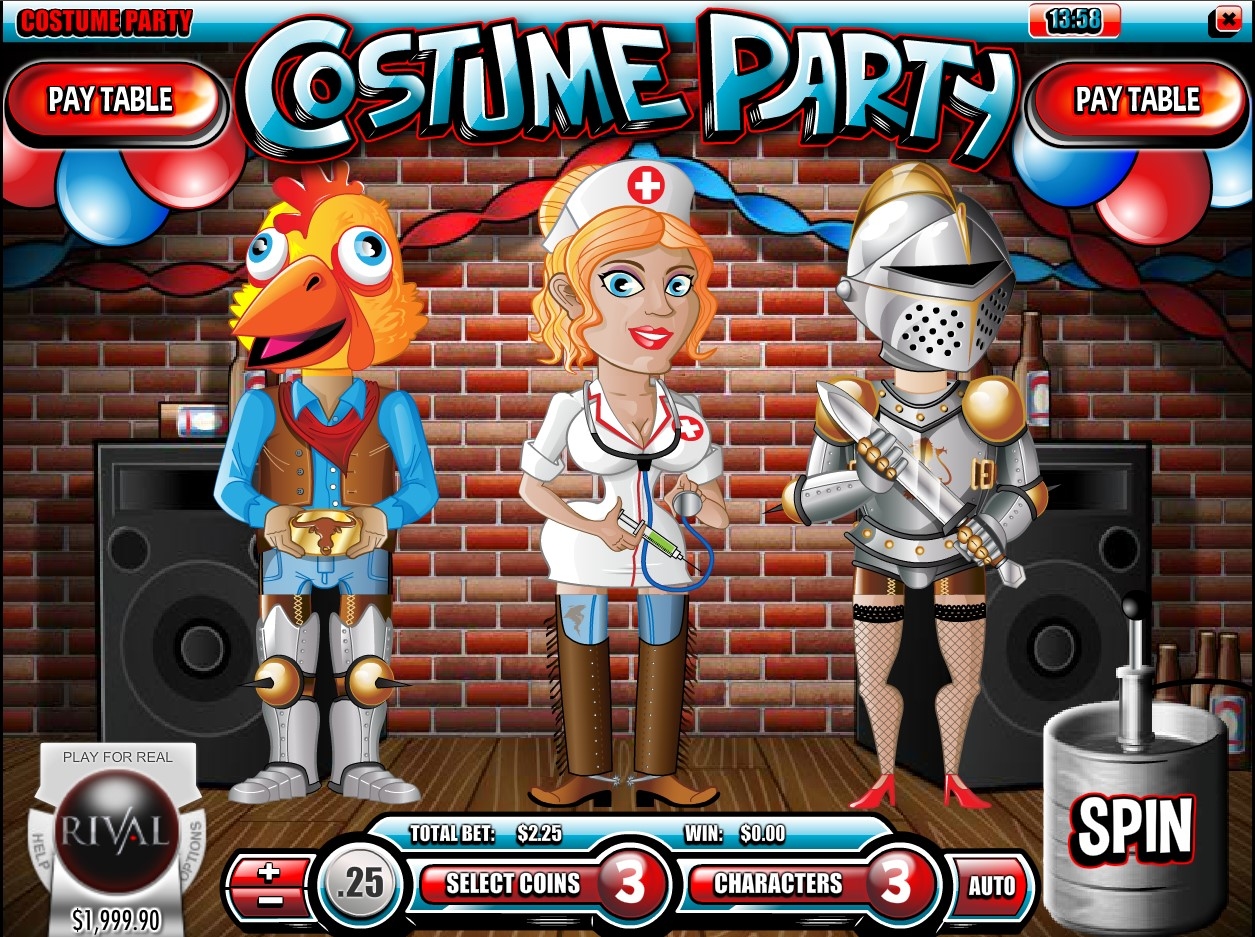 Costume Party Slot Gameplay