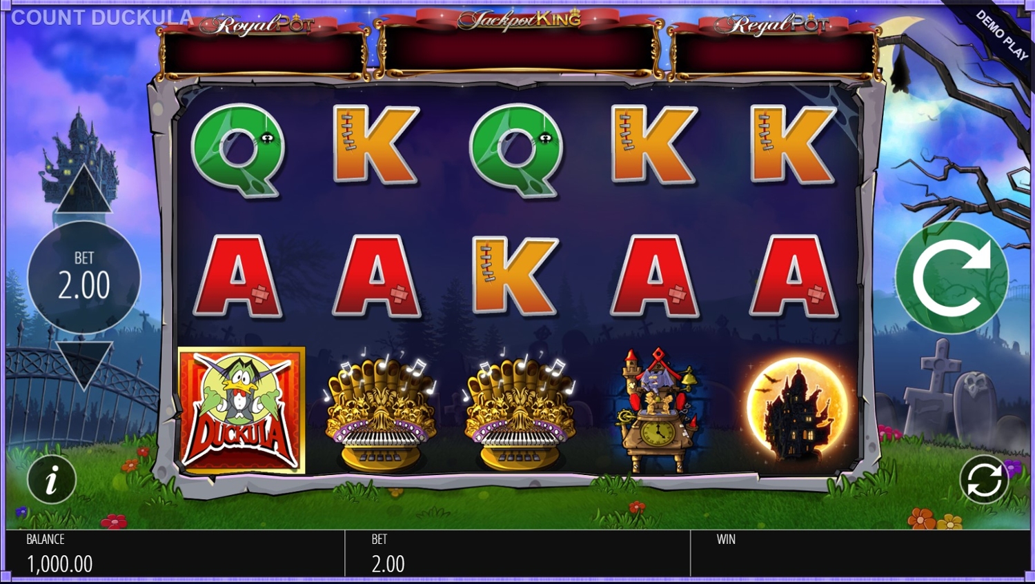 Count Duckula Slot Gameplay