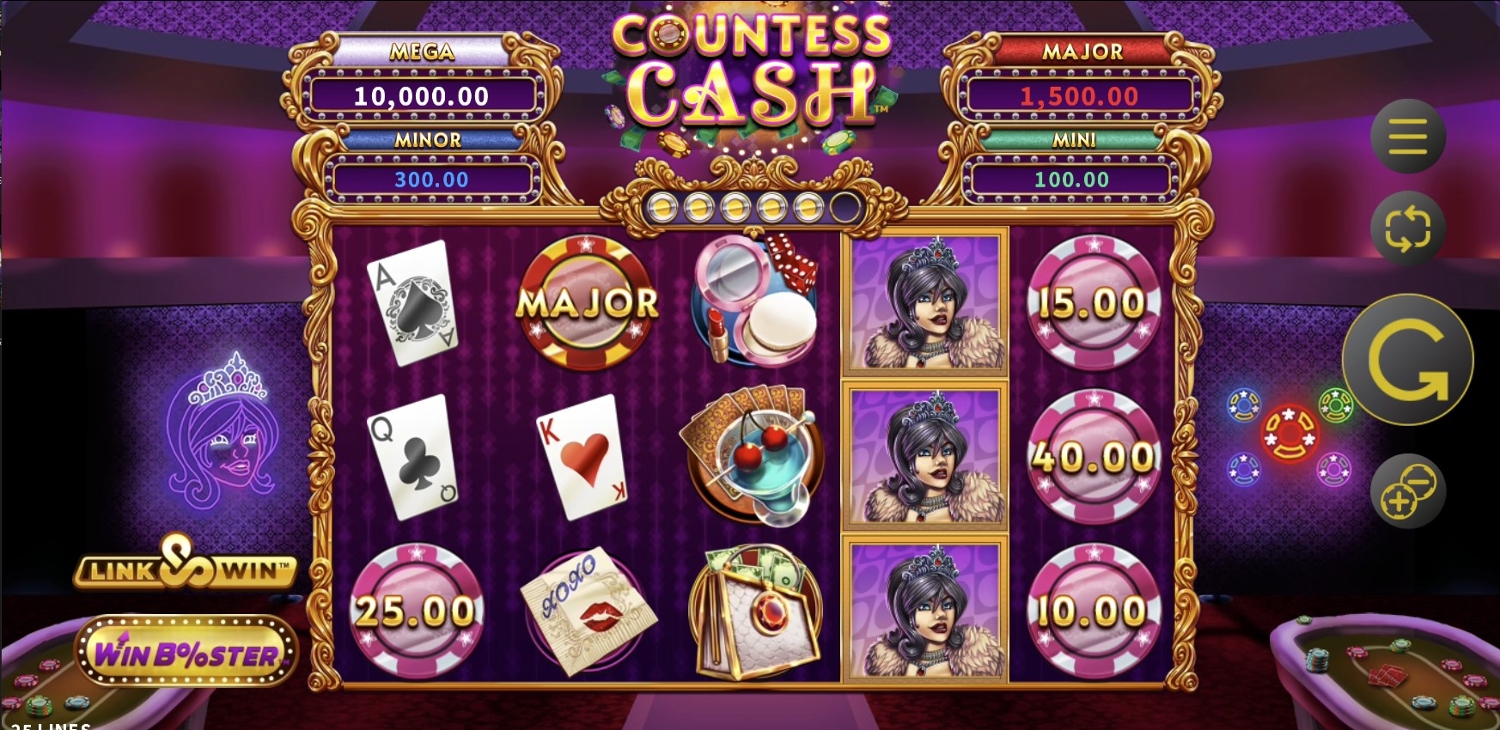 Countess Cash Slot Gameplay
