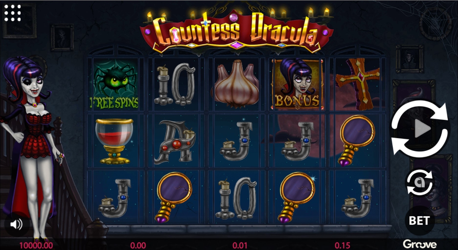 Countess Dracula Slot Gameplay
