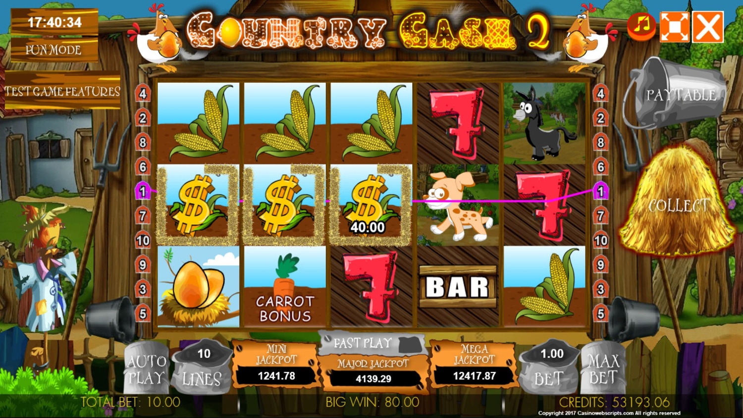 Country Jackpots Bounty Slot Gameplay