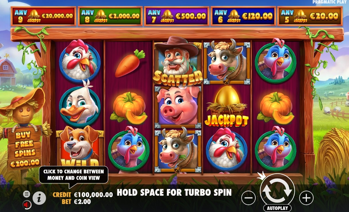 Country Farming Slot Gameplay