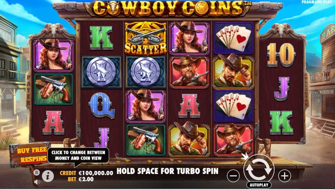Cowboy Coins Slot Gameplay