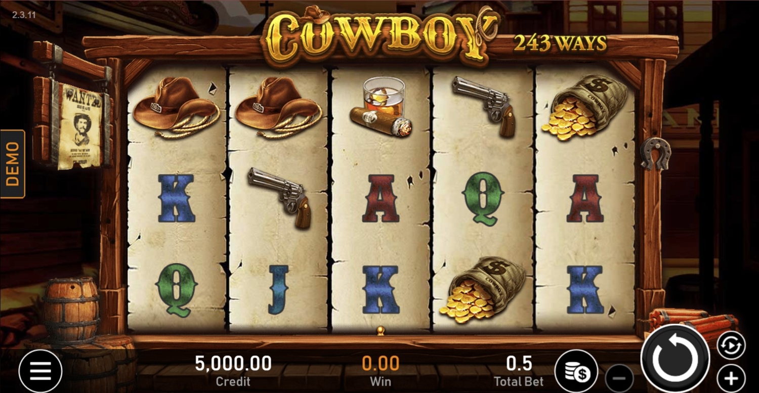 Cowboy Slot Gameplay