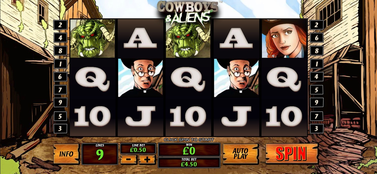 Cowboys Slot Gameplay