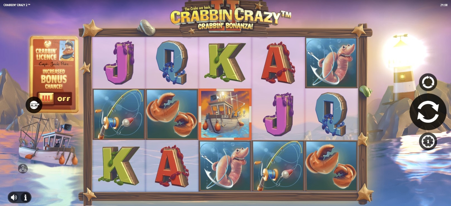 Crabbin' Crazy 2 Slot Gameplay