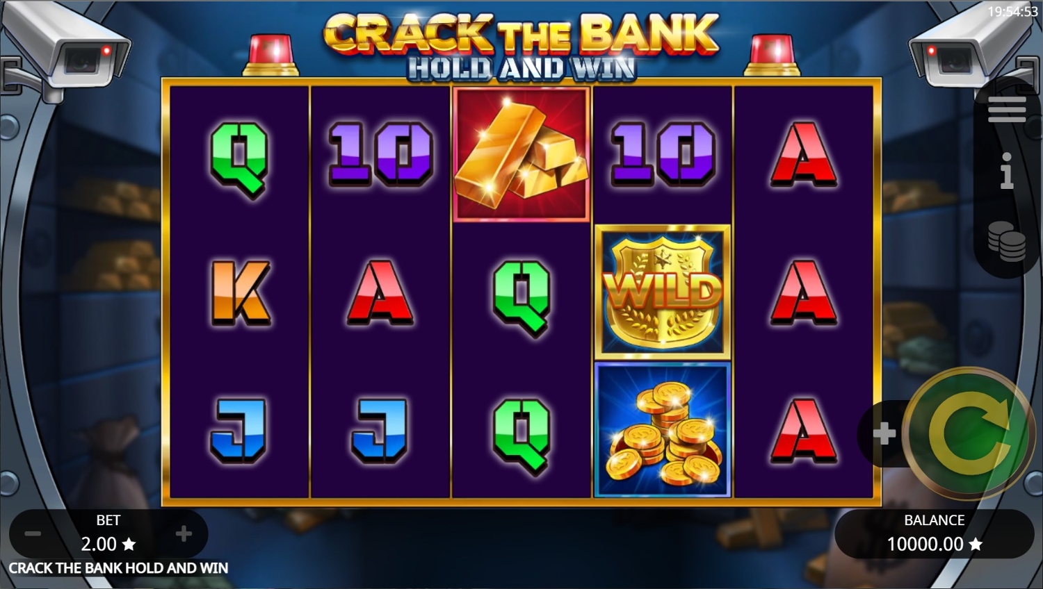 Crack the Bank Hold and Win Slot Gameplay