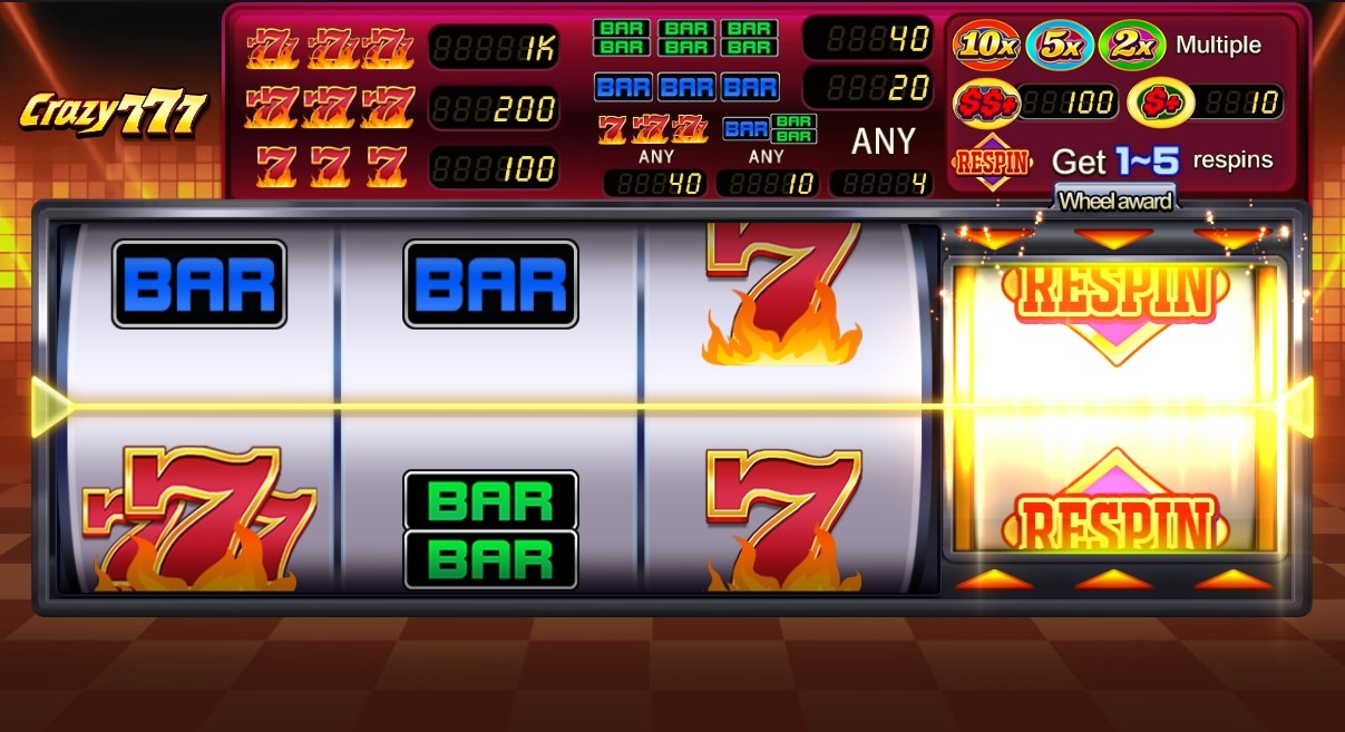 Crazy 777 Slot Gameplay