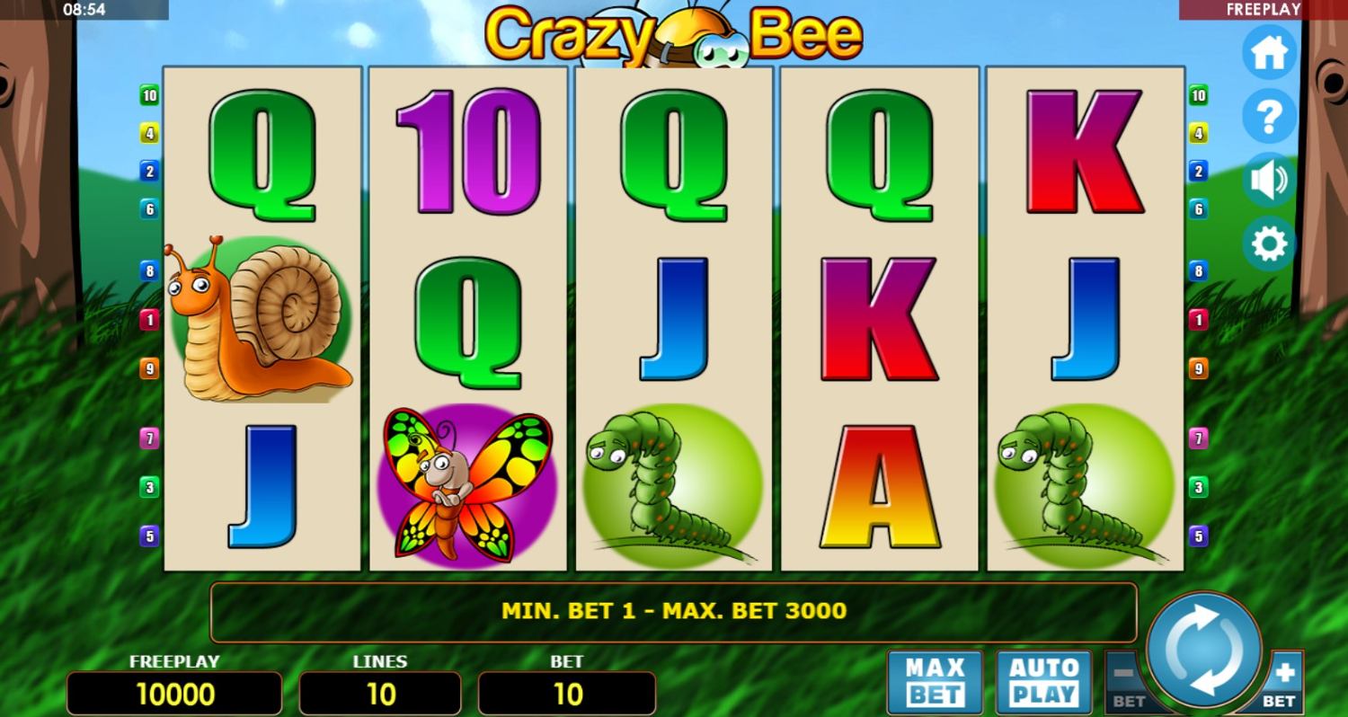 Crazy Bee Slot Gameplay