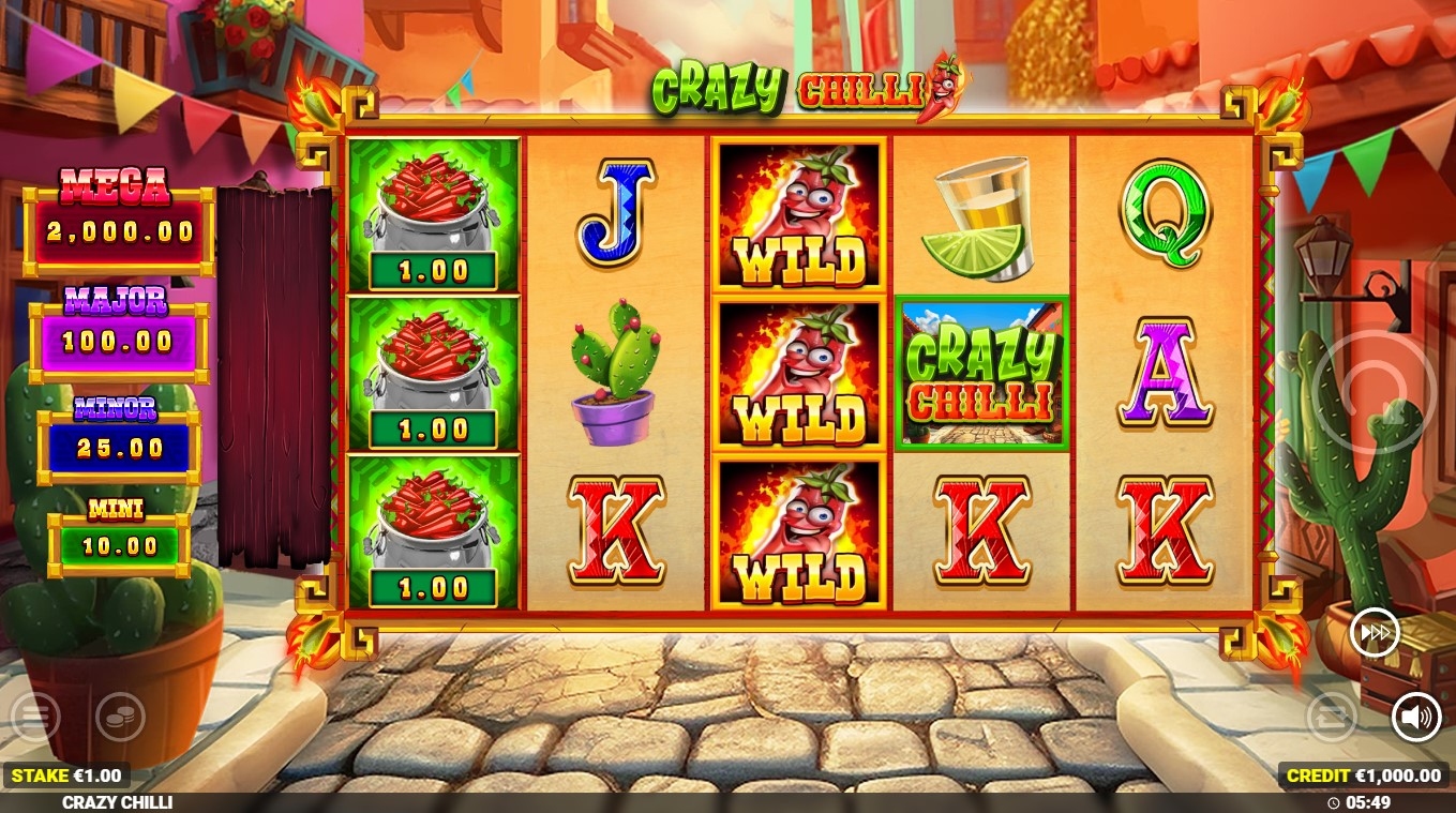 Crazy Chilli Slot Gameplay