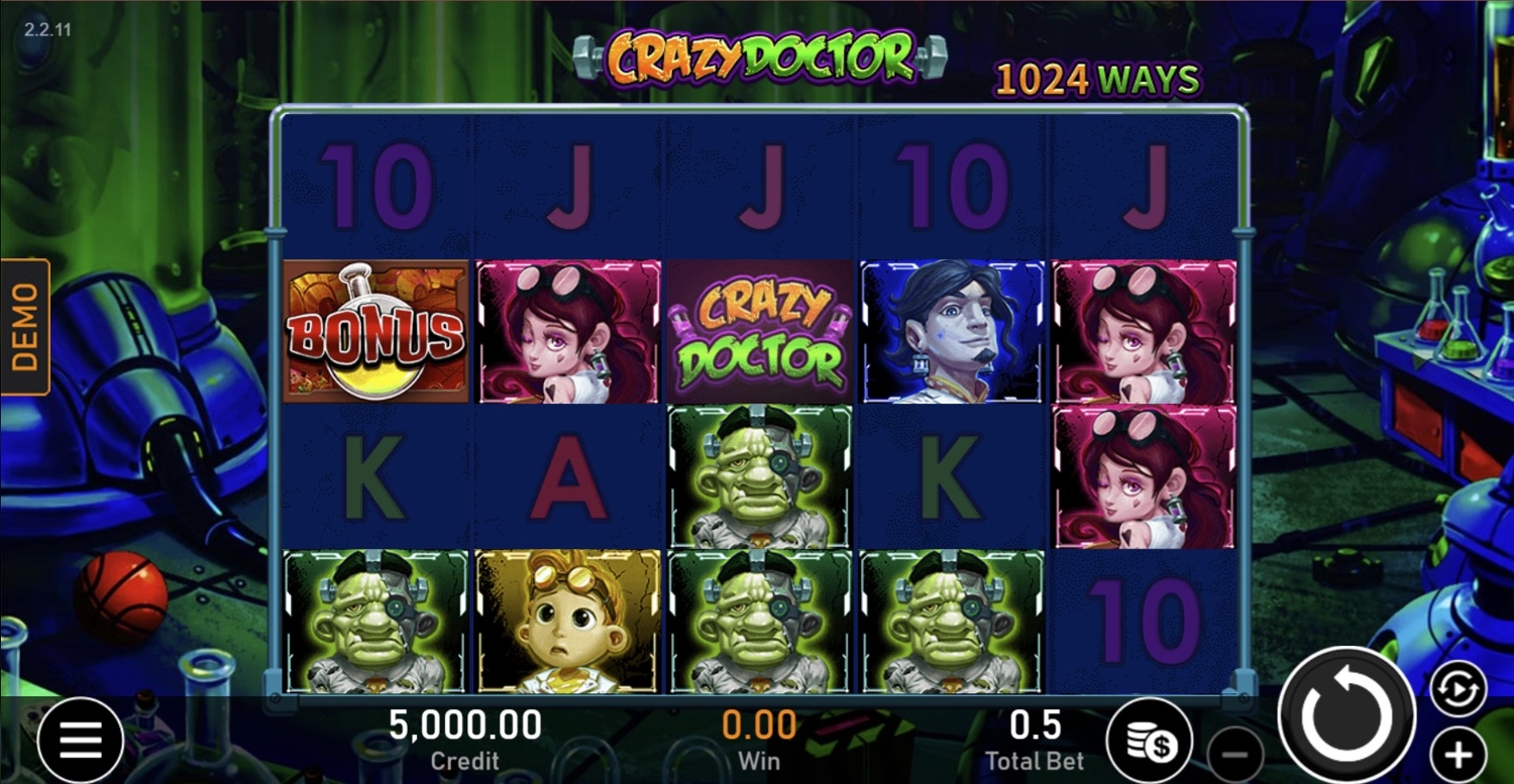 Crazy Doctor Slot Gameplay