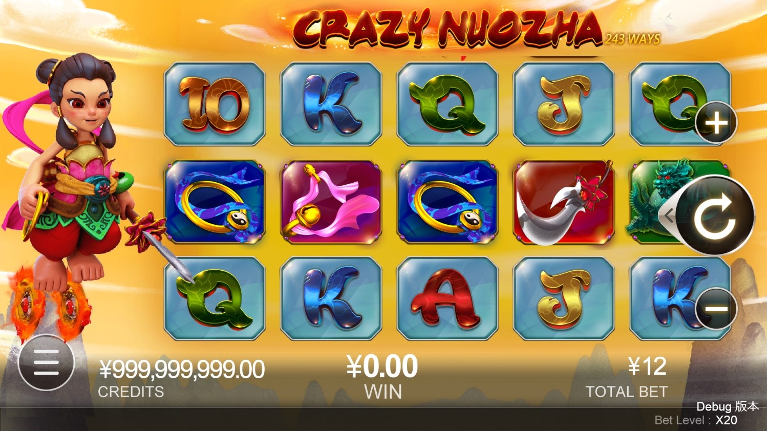 Crazy Nuozha Slot Gameplay
