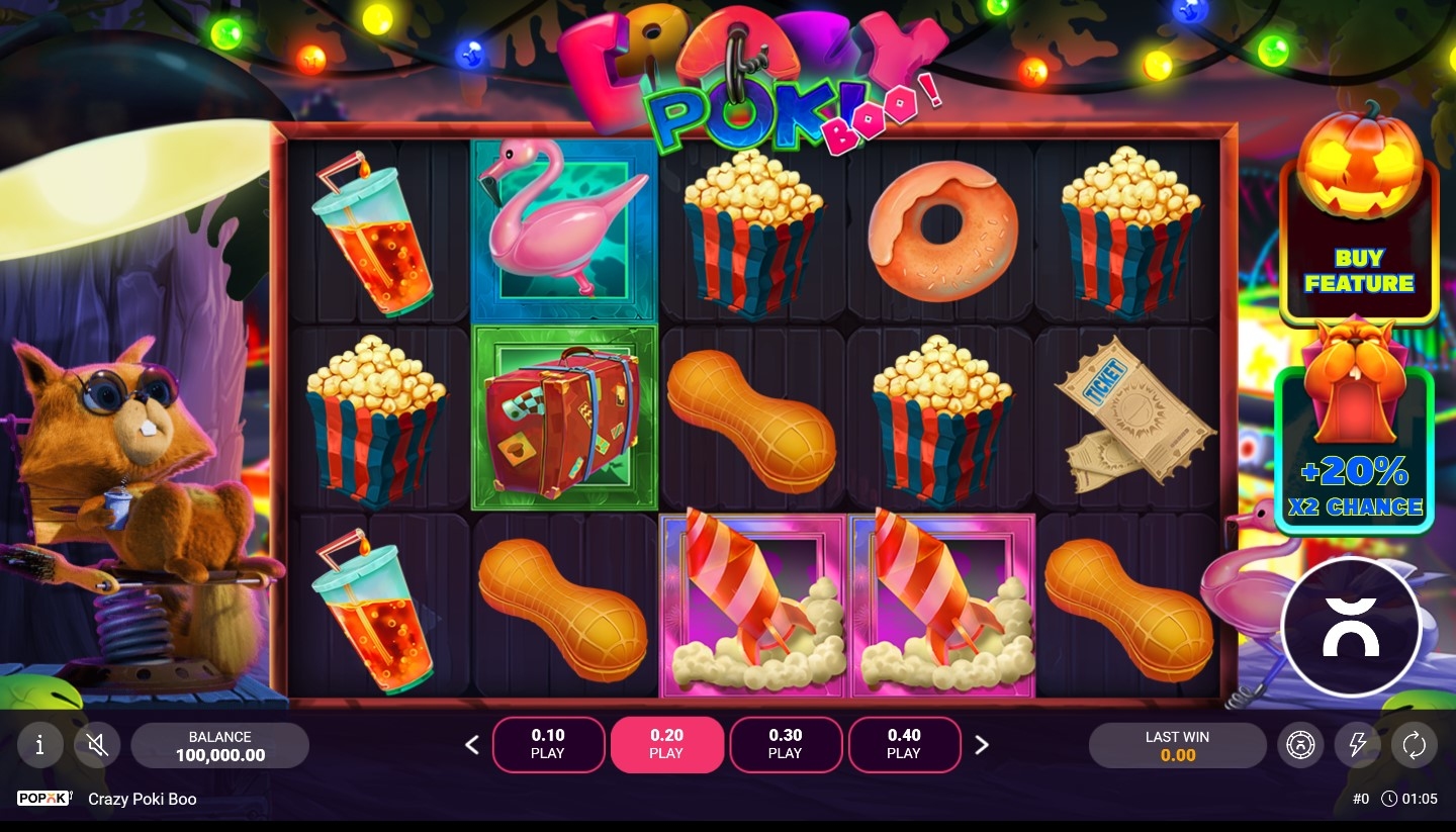 Crazy Poki Boo! Slot Gameplay