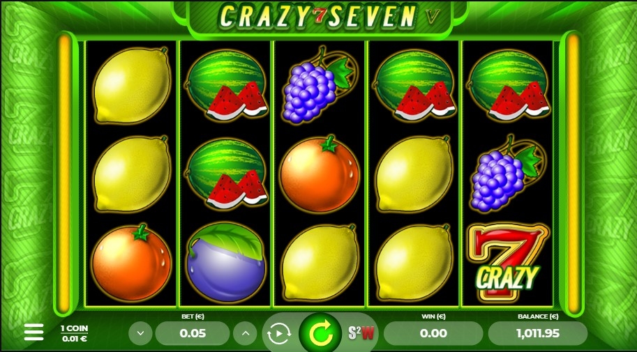 Crazy Seven 5 Slot Gameplay