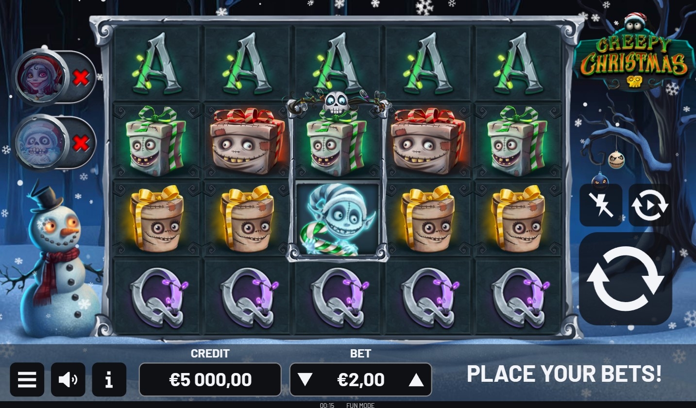 Creepy Christmas Slot Gameplay
