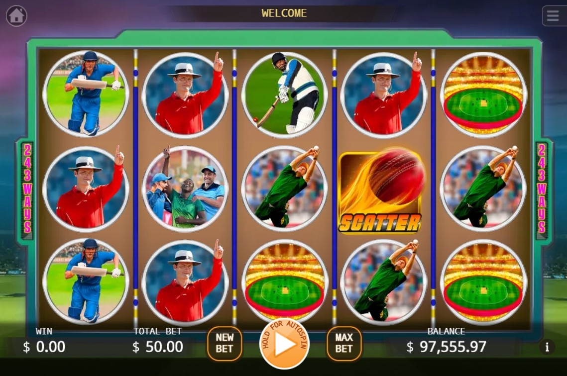 Cricket Winner Slot Gameplay