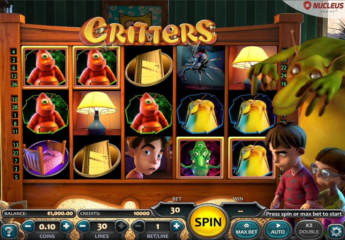 Critters Slot Gameplay