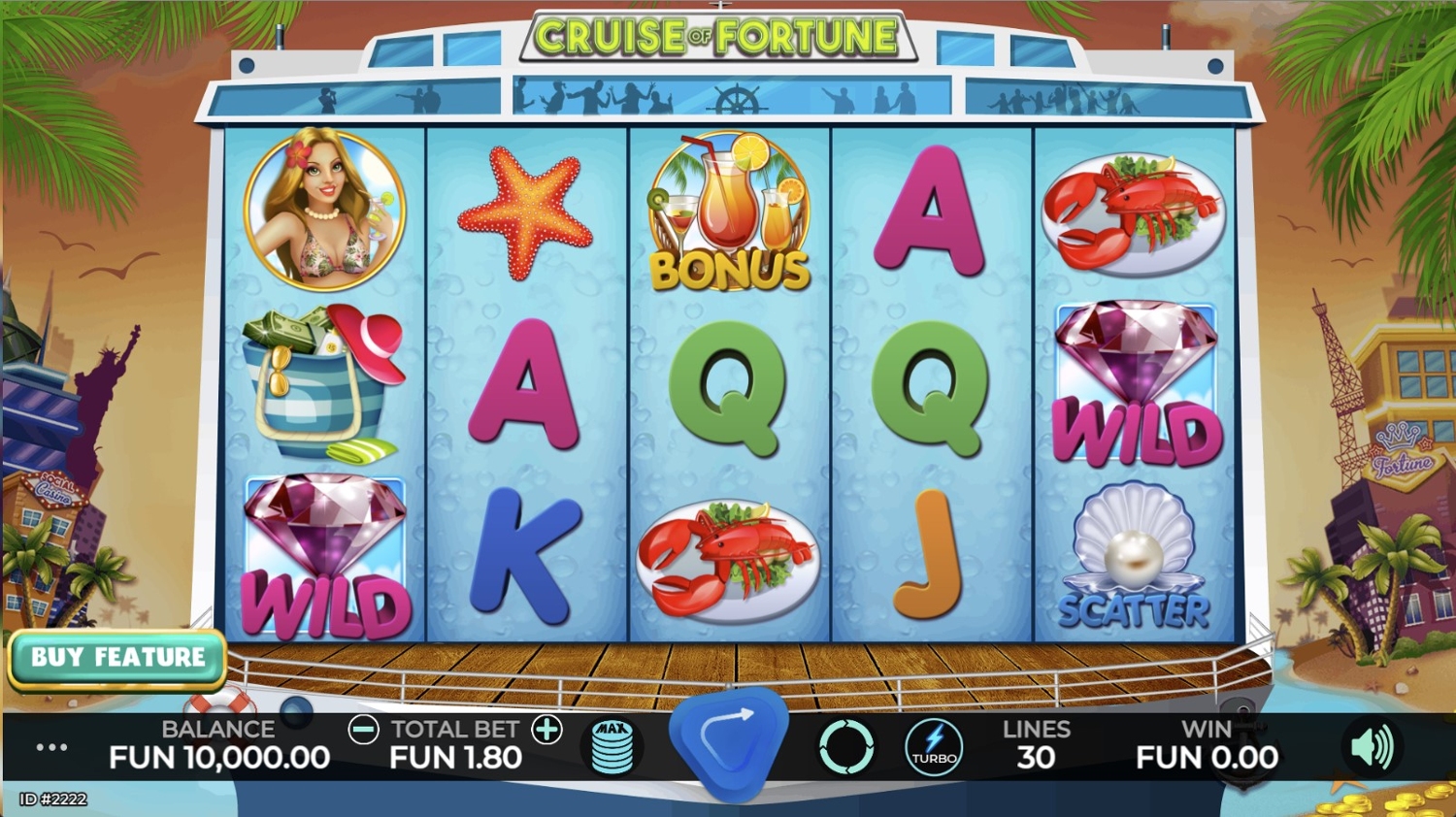 Cruise of Fortune Slot Gameplay