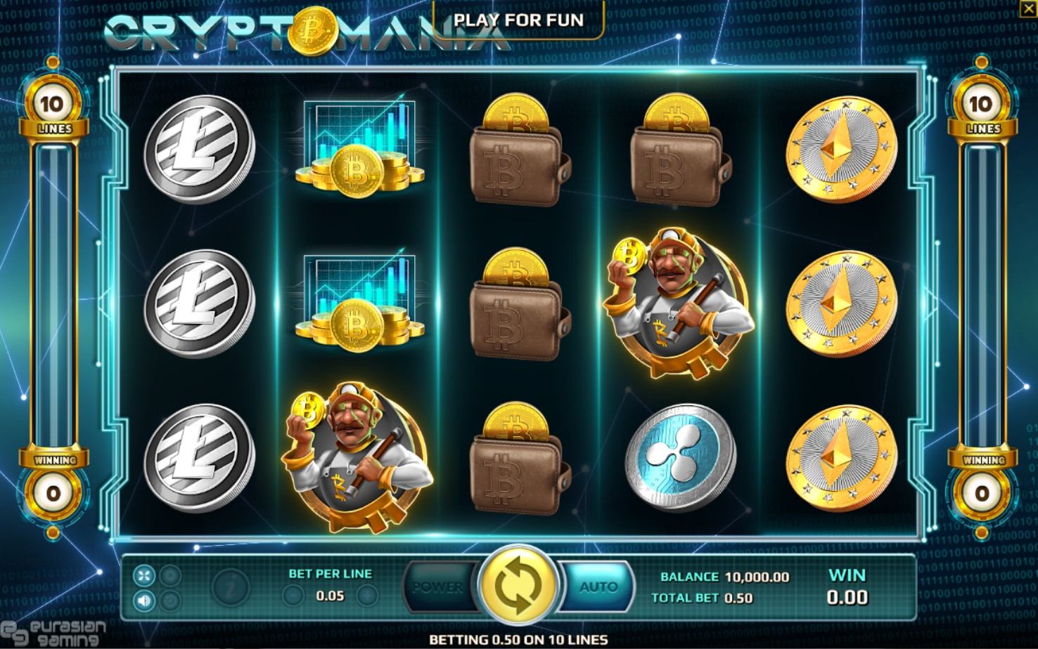 Cryptomania Slot Gameplay