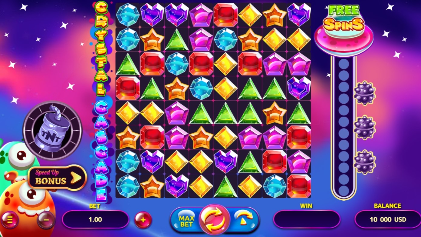 Crystal Cascade Slot Gameplay