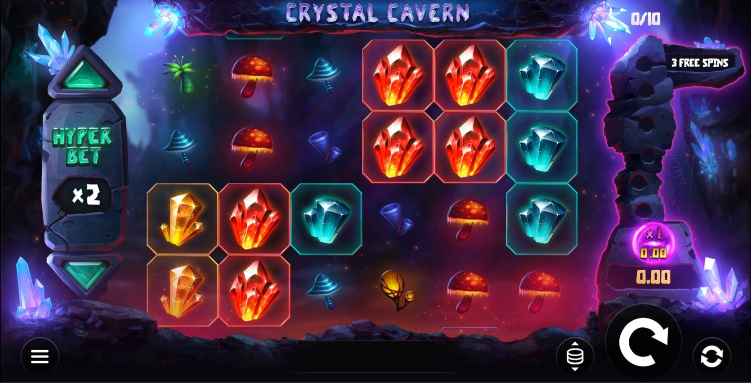 Crystal Cavern Slot Gameplay
