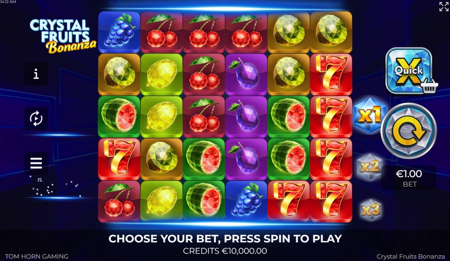 Crystal Fruits Bonanza Slot Gameplay