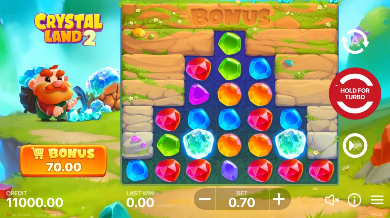 Crystal Land 2 Slot Gameplay