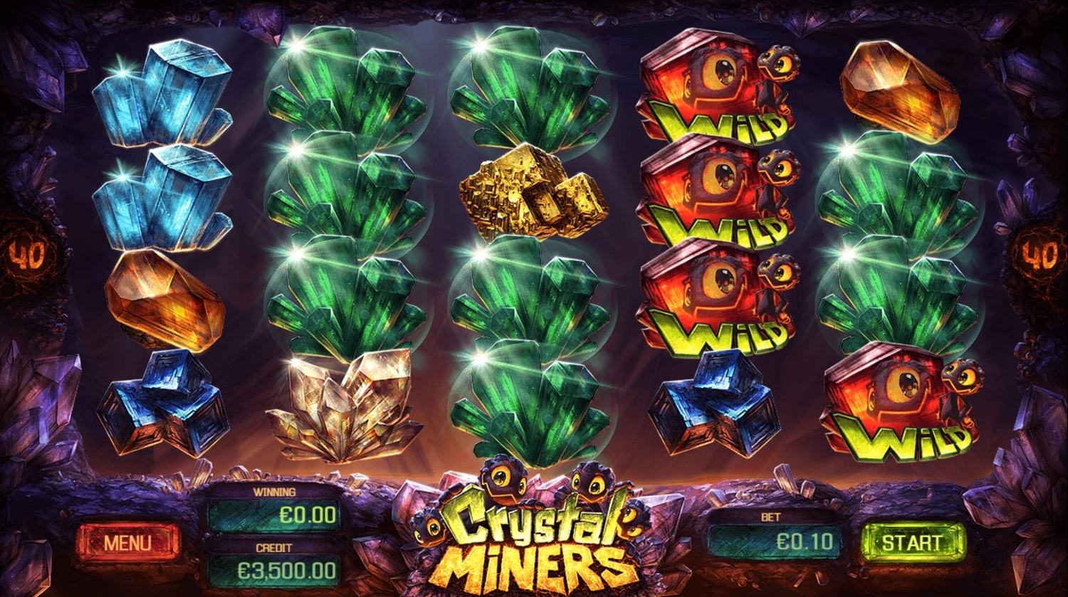 Crystal Miners Slot Gameplay