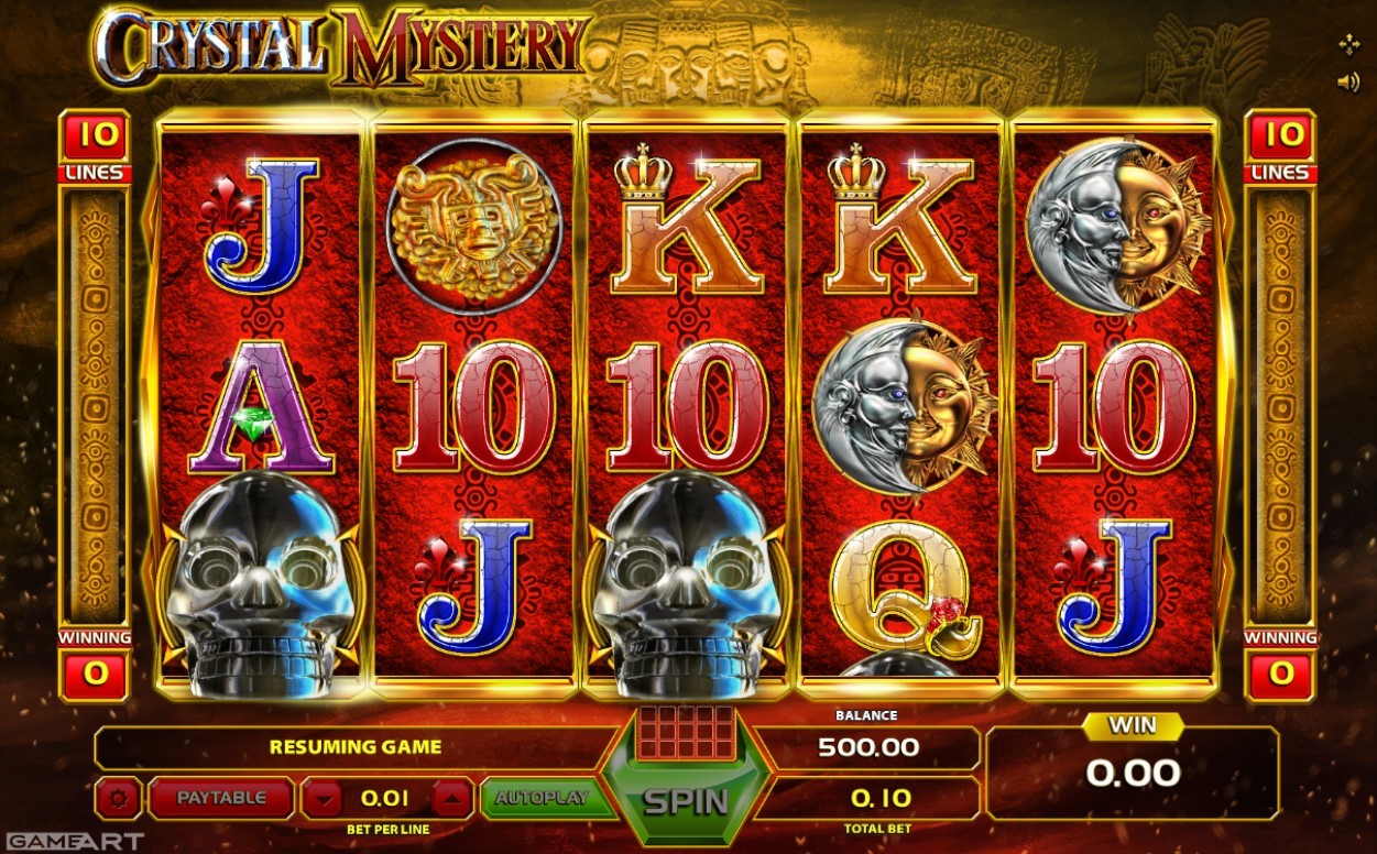 Crystal Mystery Slot Gameplay