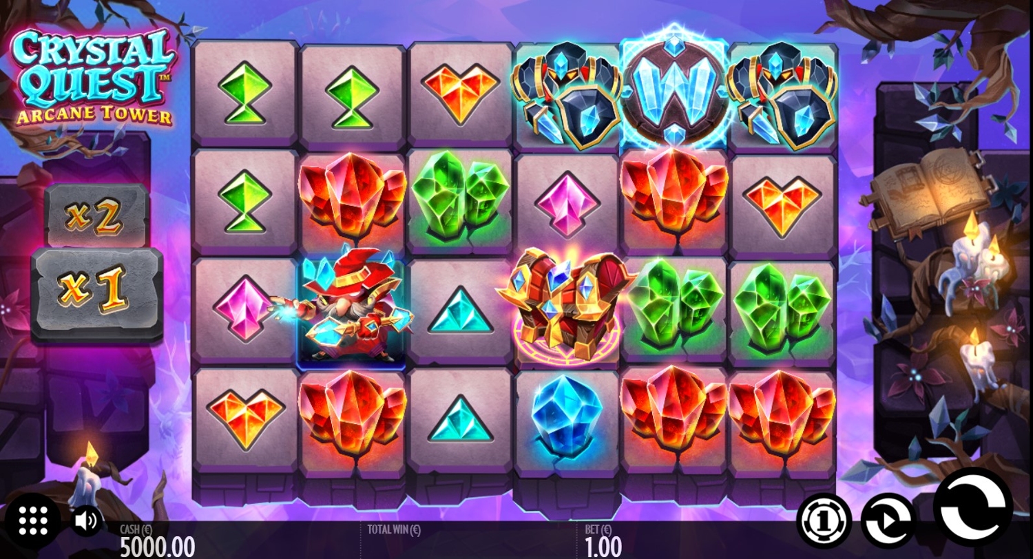 Crystal Quest - Arcane Tower Slot Gameplay