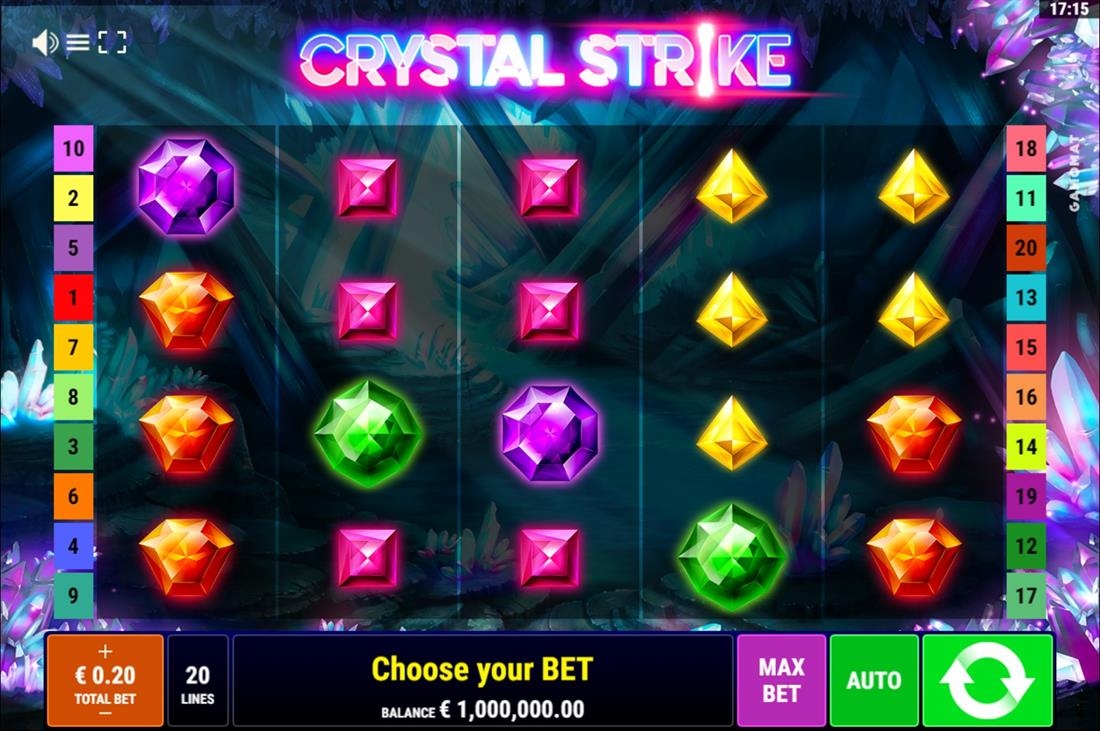 Crystal Strike Slot Gameplay