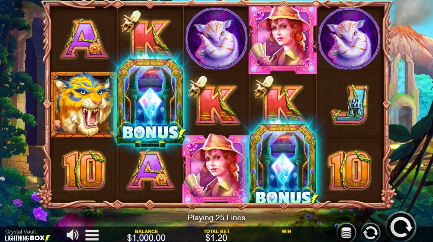 Crystal Vault Slot Gameplay