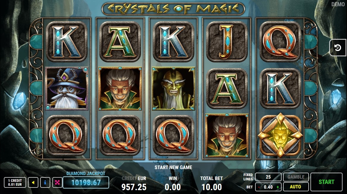 Crystals of Magic Slot Gameplay