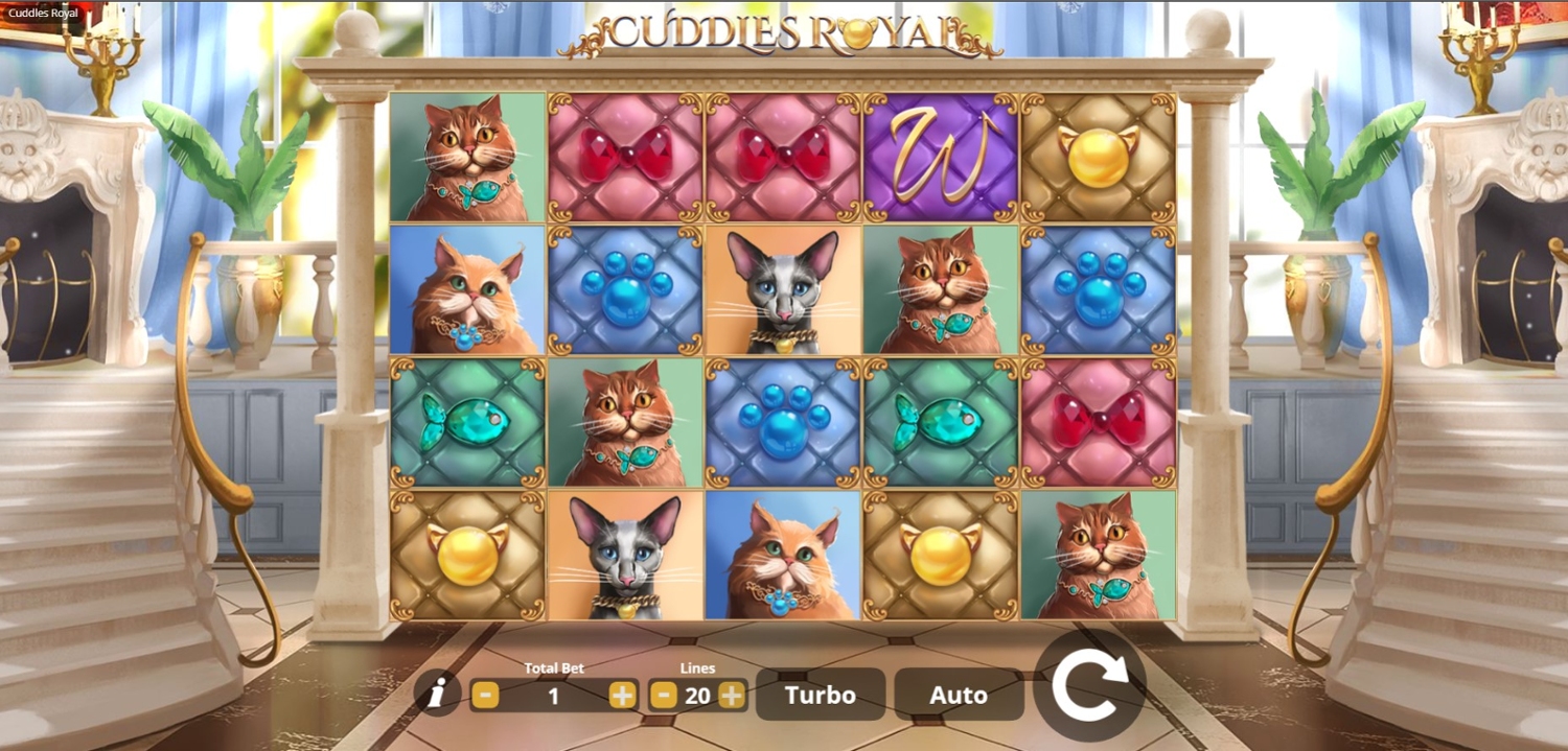 Cuddles Royal Slot Gameplay