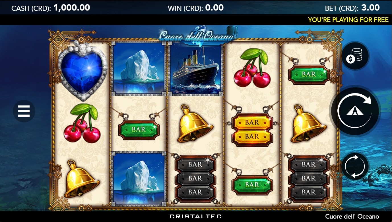 Cuore dell'Ocean Slot Gameplay
