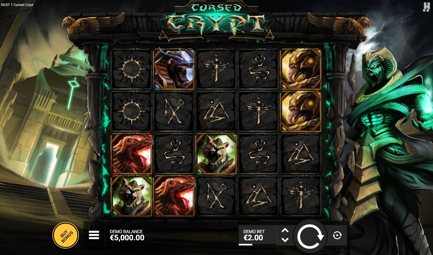 Cursed Crypt Slot Gameplay