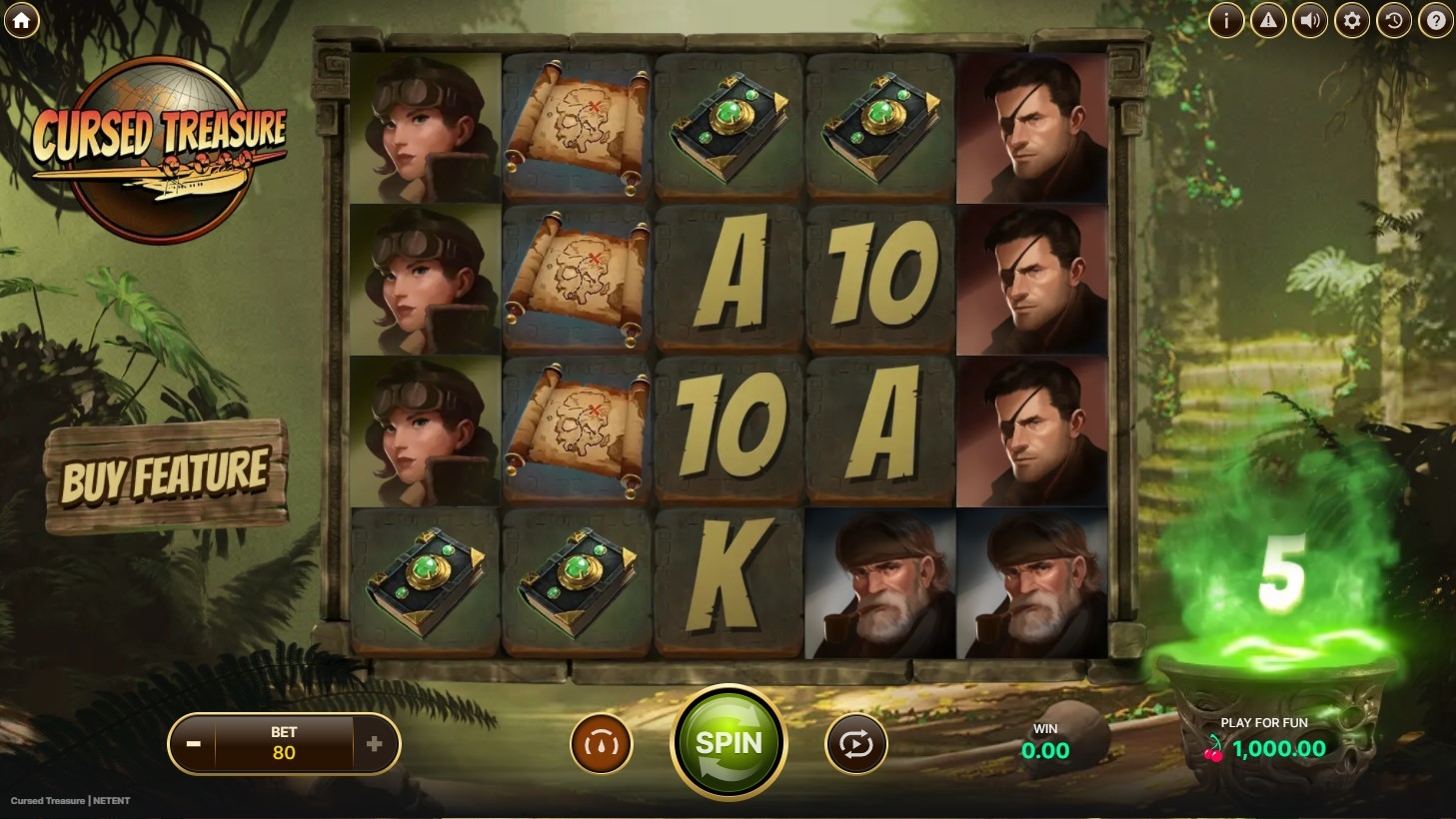 Cursed Treasure Slot Gameplay