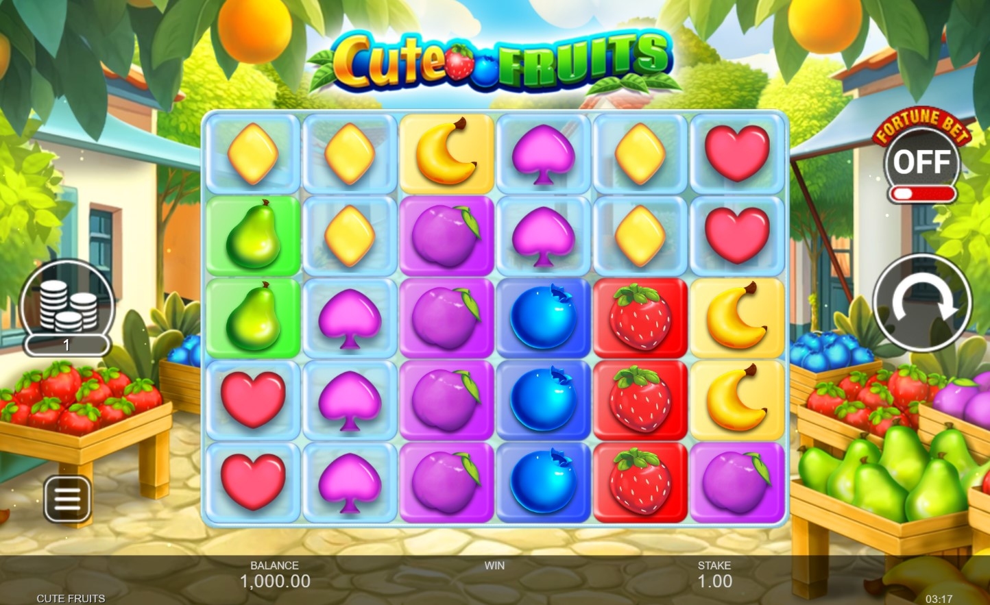 Cute Fruits Slot Gameplay