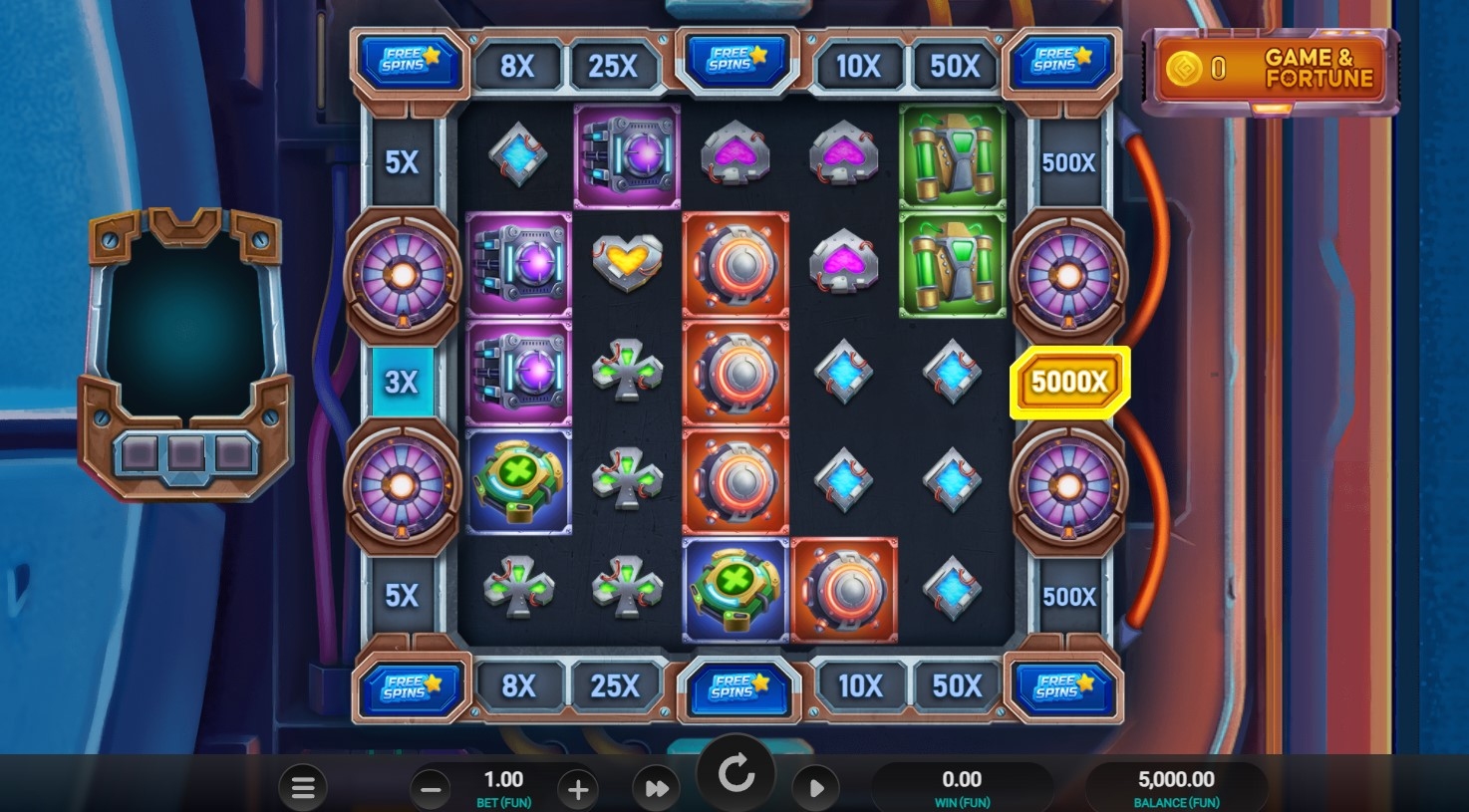 Cyber Vault Slot Gameplay