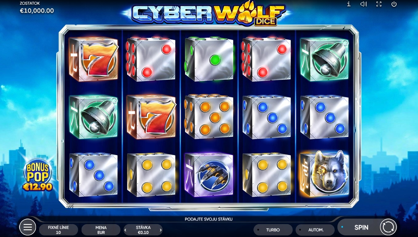Cyber Wolf Dice Slot Gameplay