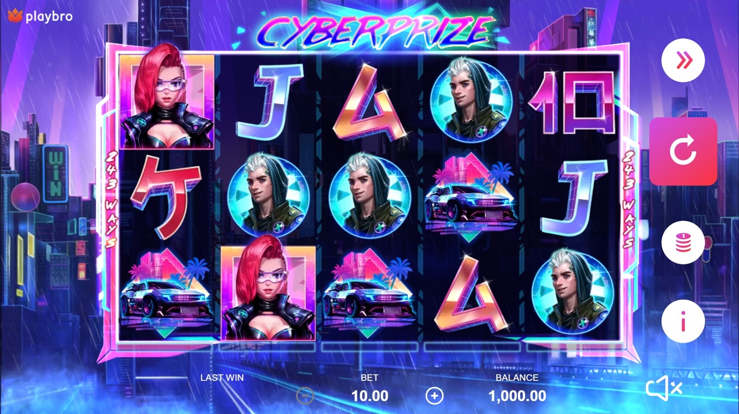 Cyberprize Slot Gameplay