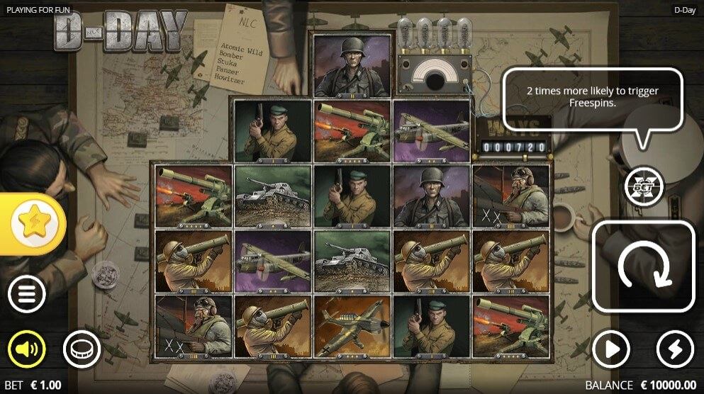 D-Day Slot Gameplay
