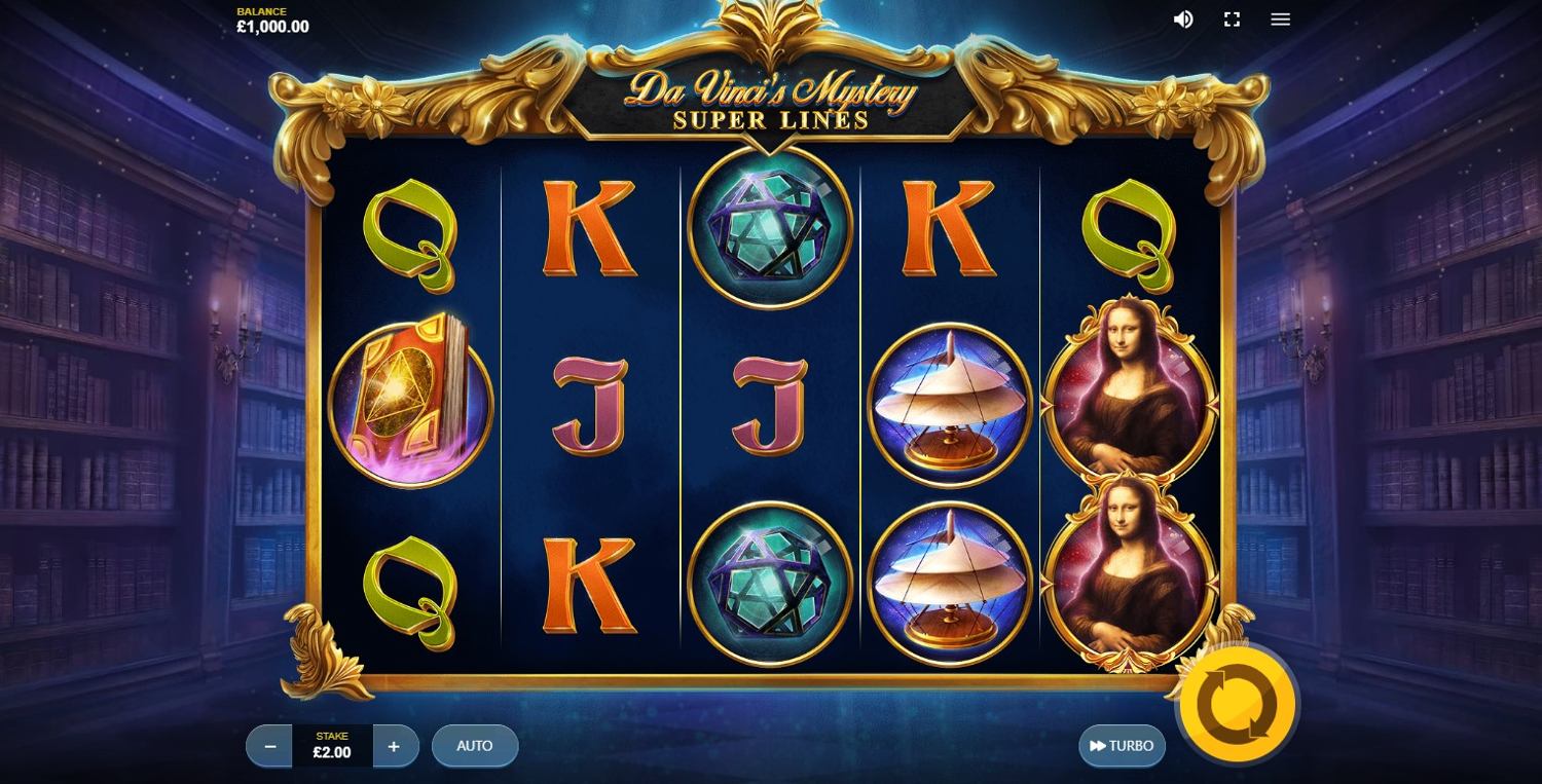 Da Vinci's Mystery Slot Gameplay