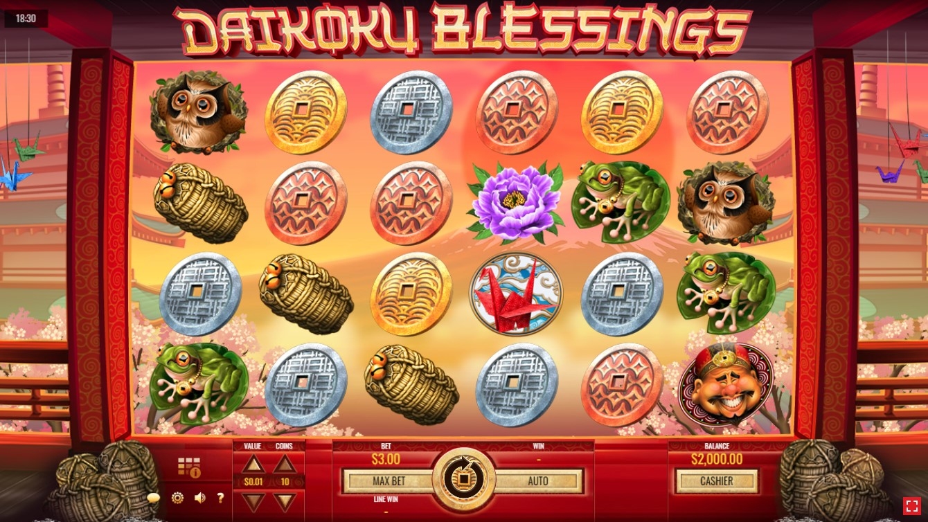 Daikoku Blessings Slot Gameplay
