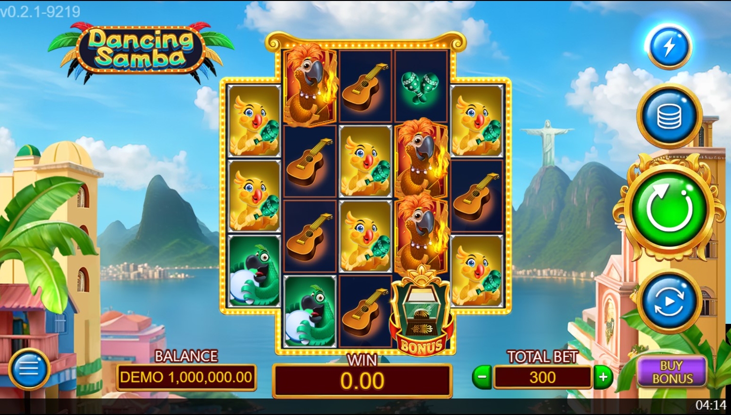 Dancing Samba Slot Gameplay